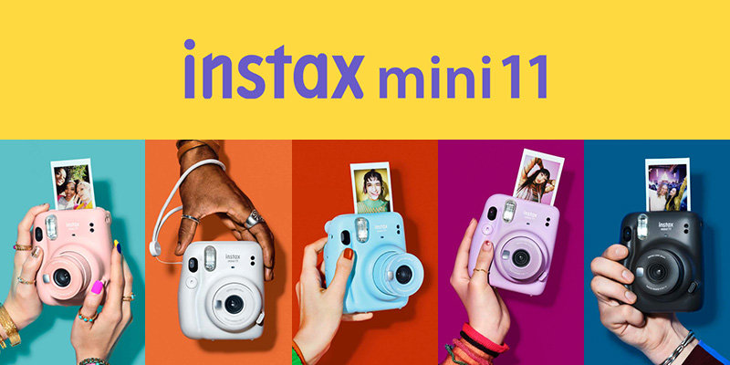 チェキ” instax mini 11 スカイブルー: インスタントカメラ 