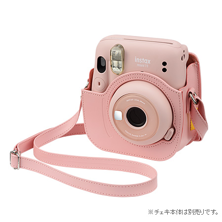 カメラケース（速写ケース） “チェキ” instax mini 11用 ピンク