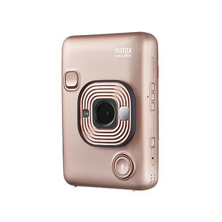 チェキ” instax mini LiPlay ブラッシュゴールド: インスタントカメラ 