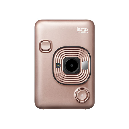 チェキ” instax mini LiPlay ブラッシュゴールド: インスタントカメラ 