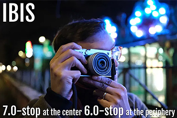 強力なボディ内手ぶれ補正