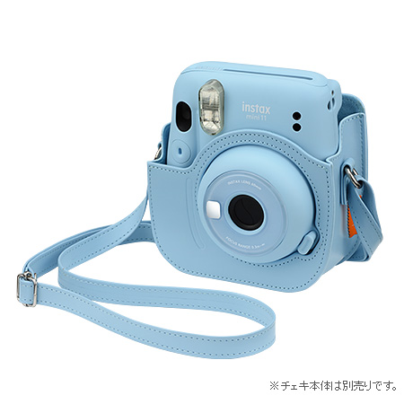 カメラケース（速写ケース） “チェキ” instax mini 11用 ブルー