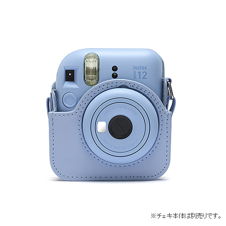 カメラケース（速写ケース） “チェキ” INSTAX mini 12用 ブルー