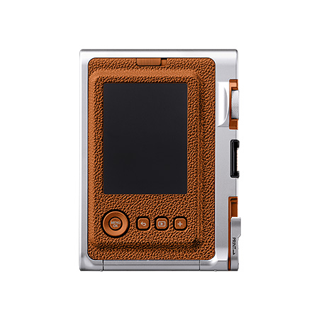 “チェキ” instax mini Evo ブラウン+チェキ専用フィルム1パック