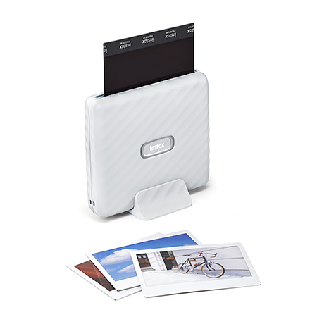 スマートフォン用プリンター “チェキ” instax Link WIDE アッシュホワイト+チェキワイド用フィルム1パック