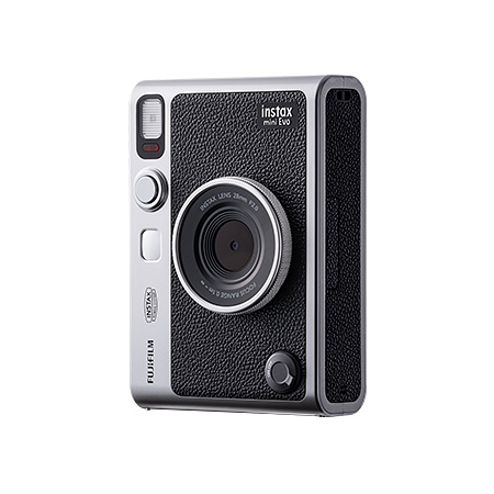 “チェキ” instax mini Evo ブラック+チェキ専用フィルム1パック