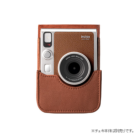 カメラケース “チェキ” INSTAX mini Evo用 ブラウン