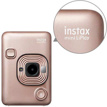 “チェキ” INSTAX mini LiPlay ブラッシュゴールド