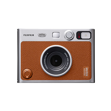 “チェキ” instax mini Evo ブラウン+チェキ専用フィルム1パック