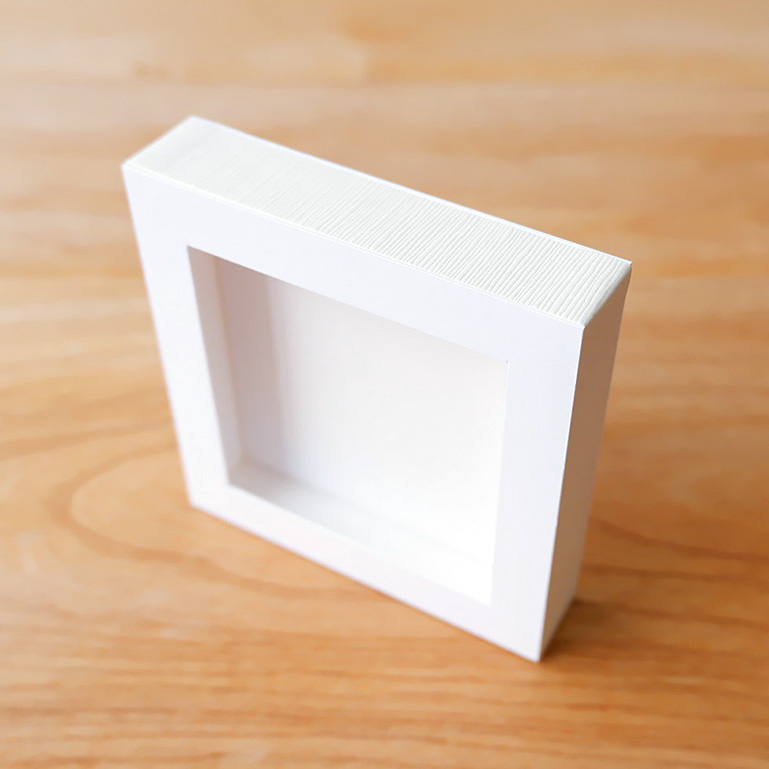 ShacollaBox（シャコラボックス） ましかくサイズ(89×89mm) ホワイト