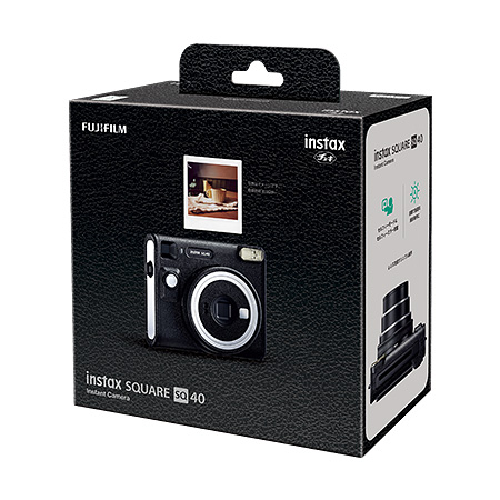 チェキスクエア” INSTAX SQUARE SQ40 ブラック | フジフイルムモール