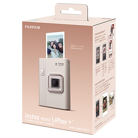 “チェキ” instax mini LiPlay+ サンドベージュ