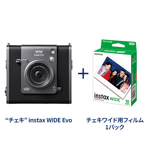 “チェキ” instax WIDE Evo+チェキワイド用フィルム1パック