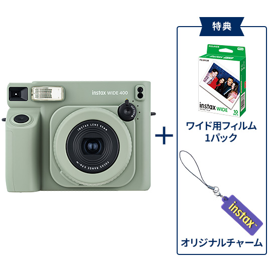 “チェキ” instax WIDE 400 GREEN