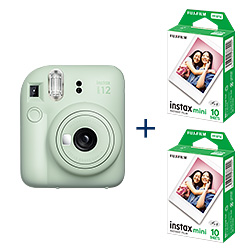 �g�`�F�L�h instax mini 12 �~���g�O���[���{�`�F�L��p�t�B����2�p�b�N