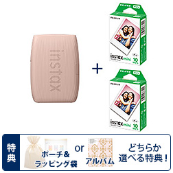 �y���Ԍ���Z�b�g�i�z�X�}�z�v�����^�[ �g�`�F�L�h instax mini Link 3 ���[�Y�s���N�{�`�F�L��p�t�B����2�p�b�N