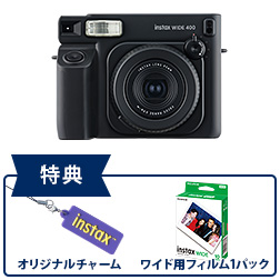 “チェキ” instax WIDE 400 JET BLACK