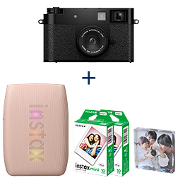 X-HF1 ブラック+Link3 ローズピンク