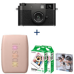 X-HF1 チャコールシルバー+Link3 ローズピンク