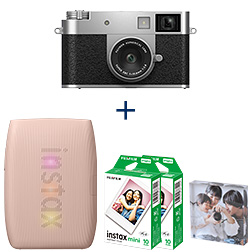 X-HF1 シルバー+Link3 ローズピンク